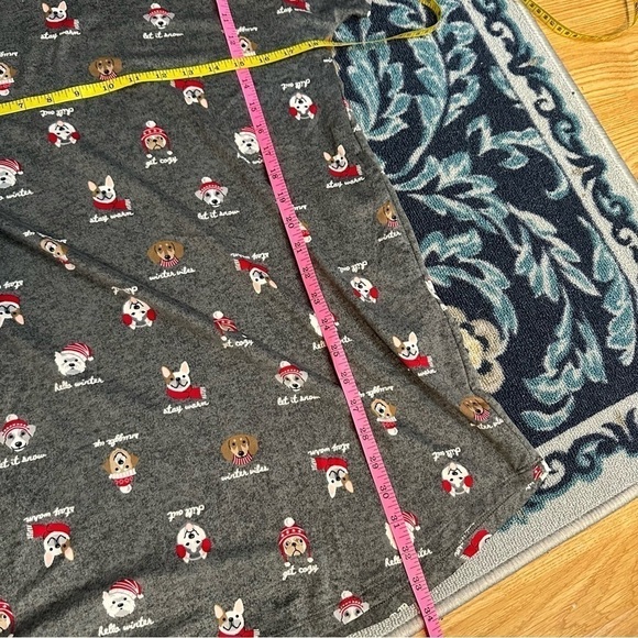 Joyspun Dog Christmas pattern tshirt dress pajama size S-M - Picture 5 of 5